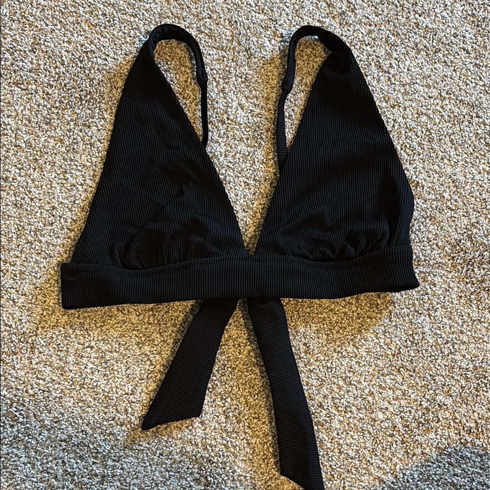 Aerie Black Bikini Top